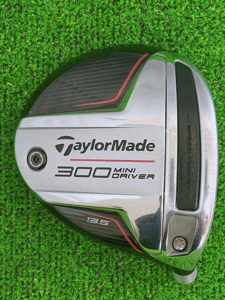 【送料無料】(DH946)人気の13.5度!希少300ミニドライバー!TaylorMade テーラーメイド 300 MINI DRIVER 13.5° ヘッド単品 ヘッドカバー付