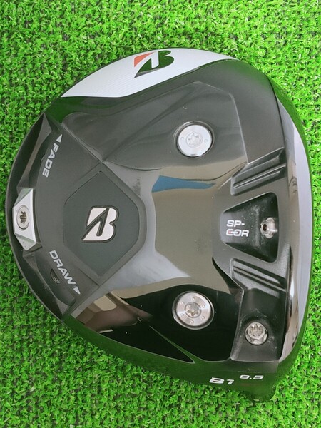 【送料無料】(DH963)BRIDGESTONE ブリヂストン B1 ST 9.5° 9.5度 1W ドライバーヘッド単品。ヘッドカバー付き