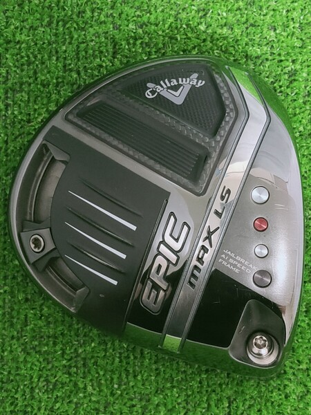 送料無料】(DH970)希少カラーカスタムEPIC MAX LS!Callaway キャロウェイ エピックマックスLS 9.0° 黒 ブラック ヘッド単品 限定カバー付
