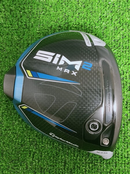 【送料無料】(DH975)名器シム2マックス!TaylorMade テーラーメイド SIM2 MAX 10.5° 10.5度 ヘッド単品 ヘッドカバー付