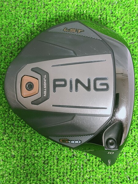 【送料無料】(DH968)名器 G400 LST!PING ピン 10度 10° 1W ドライバーヘッド単品 ヘッドカバー付