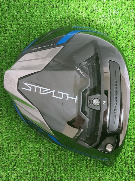 【送料無料】(DH993)希少マイステルスプラス!テーラーメイド My STEALTH PLUS+ 9.0度 ブルー×ブラック 青×黒 ヘッド単品 限定カバー付