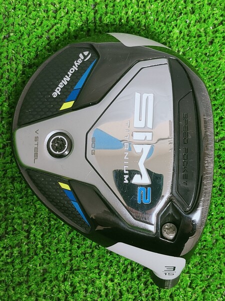 【送料無料】(FH238)名器シム2 3W!TaylorMade テーラーメイド SIM2 FW シム2フェアウェイウッド 15° 15度 ヘッド単品ヘッドカバー付