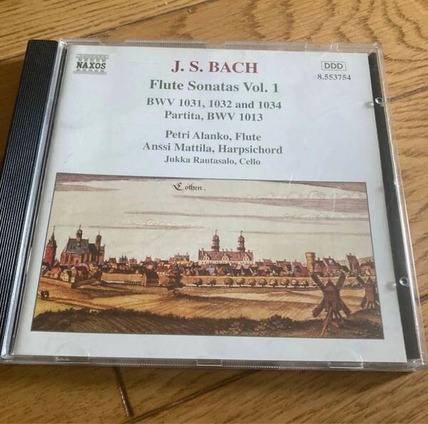 J. S. BACH Flute Sonatas Vol. 1 クラシック輸入盤CD