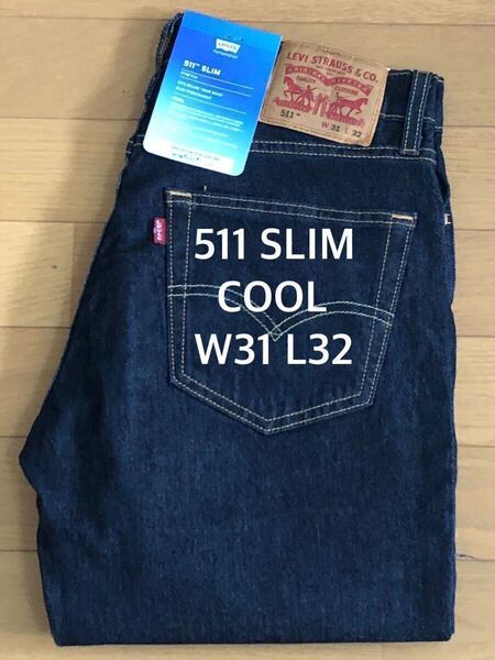 Levi's 511 SLIM FIT COOL INDIGORINCE W31 L32