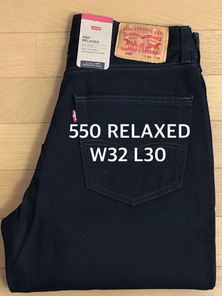 Levi's 550 RELAXED FIT BLACK W32 L30