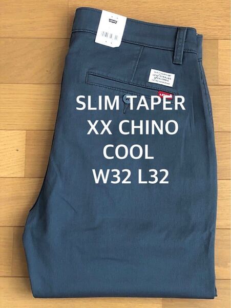 Levi's XX CHINO SLIM TAPER II DARK SLATE S LTWT REPRE W32 L32