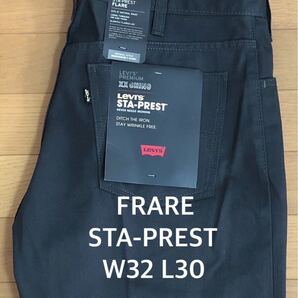 Levi's STA-PREST FLARE PIRATE BLACK W32 L30
