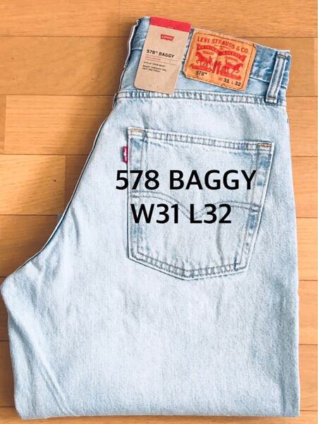Levi's 578 BAGGY LIGHTINDIGO W31 L32