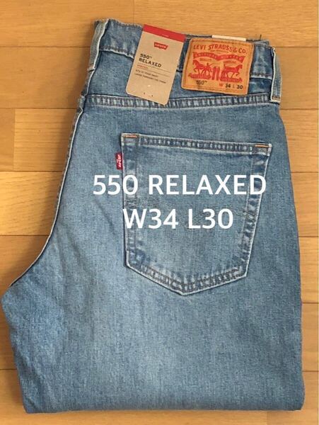 Levi's 550 RELAXED FIT MIDIUMINDIGO CLIF W34 L30