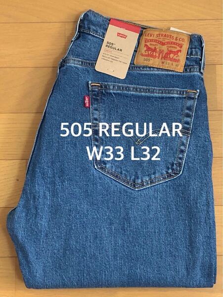 Levi's 505 REGULAR FIT SUNSHINE W33 L32