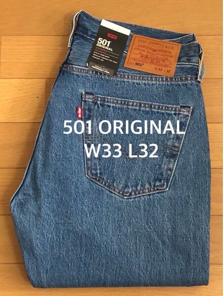 Levi's 501 ORIGINAL FIT MEDIUMINDIGO W33 L32