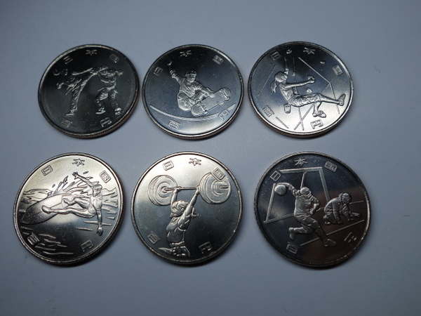 二次 東京2020オリンピック・パラリンピック記念貨幣 100円 合計6枚