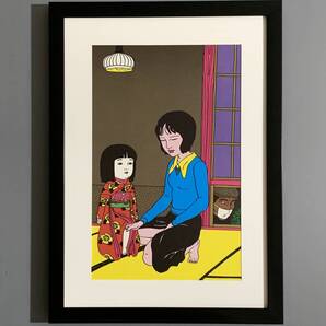 ■佐伯俊男■「SMセレクト 1974年3月号 掲載 #1」/A4額装品/復刻版/エロティックアート/貴重イラスト/印刷物/インテリア G2777