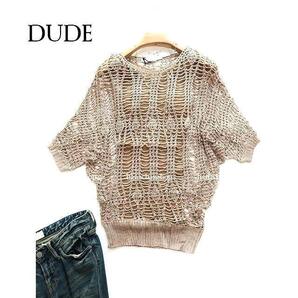 送料無料!定価15540円【新品】スコットクラブ・ヤマダヤ・DUDE★クロシェ編みドルマントップス