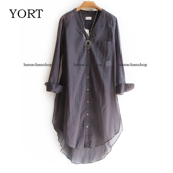 送料無料!定価15500円【新品】スコットクラブ ヤマダヤ YORT★上質エアリーロングスリット入りシャツ★ヨート