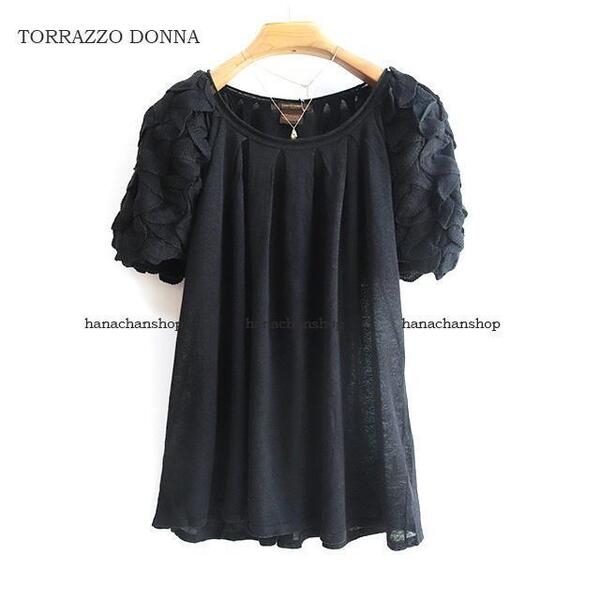 定価13440円【新品】トラッツォドンナ★清涼美人スリーブ着心地サマーニット★ヤマダヤ、スコットクラブ販売■送料無料!!