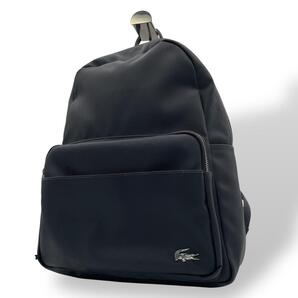 LACOSTE ラコステ クラシック PVCバックパック ブラック 頑丈