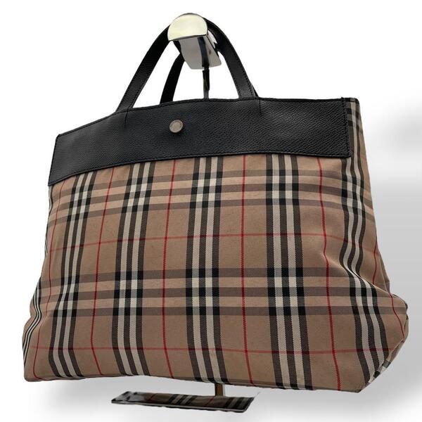 BURBERRY バーバリーロンドン トートバッグ ノバチェック ブラック