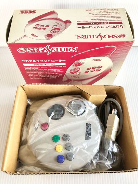【美品】 セガサターン セガマルチコントローラー HSS-0137 箱入 取説なし SEGA セガ SEGASATURN マルコン マルチコントローラー