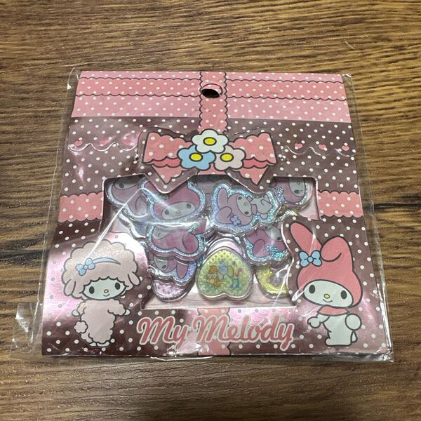 【平成レトロ】サンリオ マイメロディ おはじき風シール おはじき フレークシール Sanrio