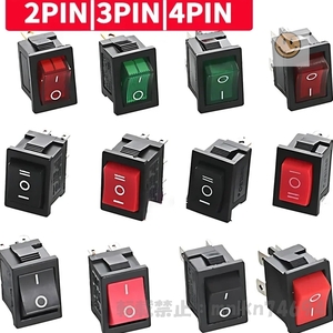 ボートロッカースイッチ 2 3 4ピン 250v 6a 125v 10a 2p 3 a 10 pcs 30 pcs 100個 CIS266