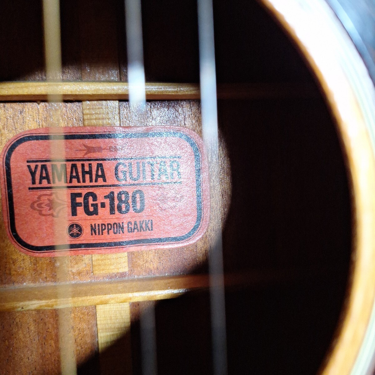 YAMAHA FG-180 '68 赤ラベル 奇跡の低い弦高（ビンテージ