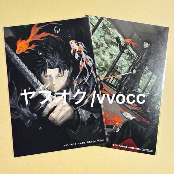 カグラバチ 2巻 特典 TSUTAYA アニメイト イラストカード ポストカード 集英社 ジャンプ 週刊少年ジャンプ