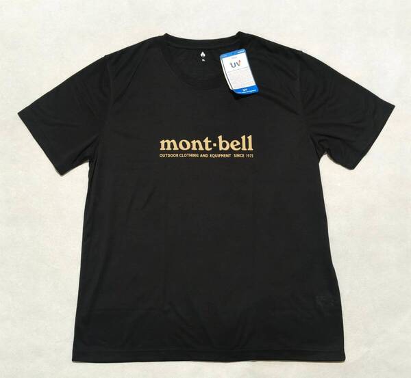 新品mont-bell モンベル Tシャツ ブラック XLサイズ