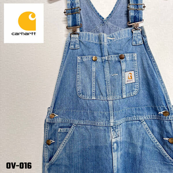 usa古着 carhartt カーハートオーバーオール W32X L34 デニム