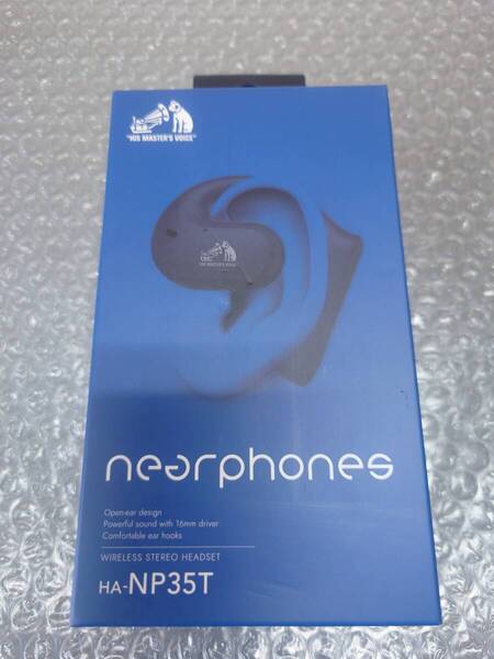 新品 JVCケンウッド Victor ワイヤレスイヤホン bluetooth nearphones ネイビー HA-NP35T-A