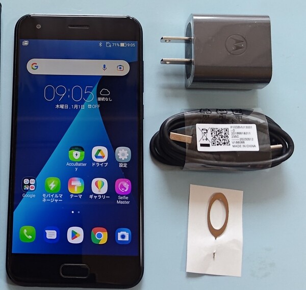 ◆ZE554KL◆④ASUS ZenFone4 ZE554KL Z01KDA 国内版 RAM:6GB ROM:64GB ミッドナイトブラック #携帯府 a