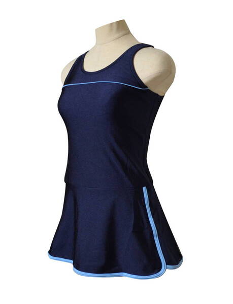 ①新品 女子スクール水着 ワンピース 170サイズ(濃紺)