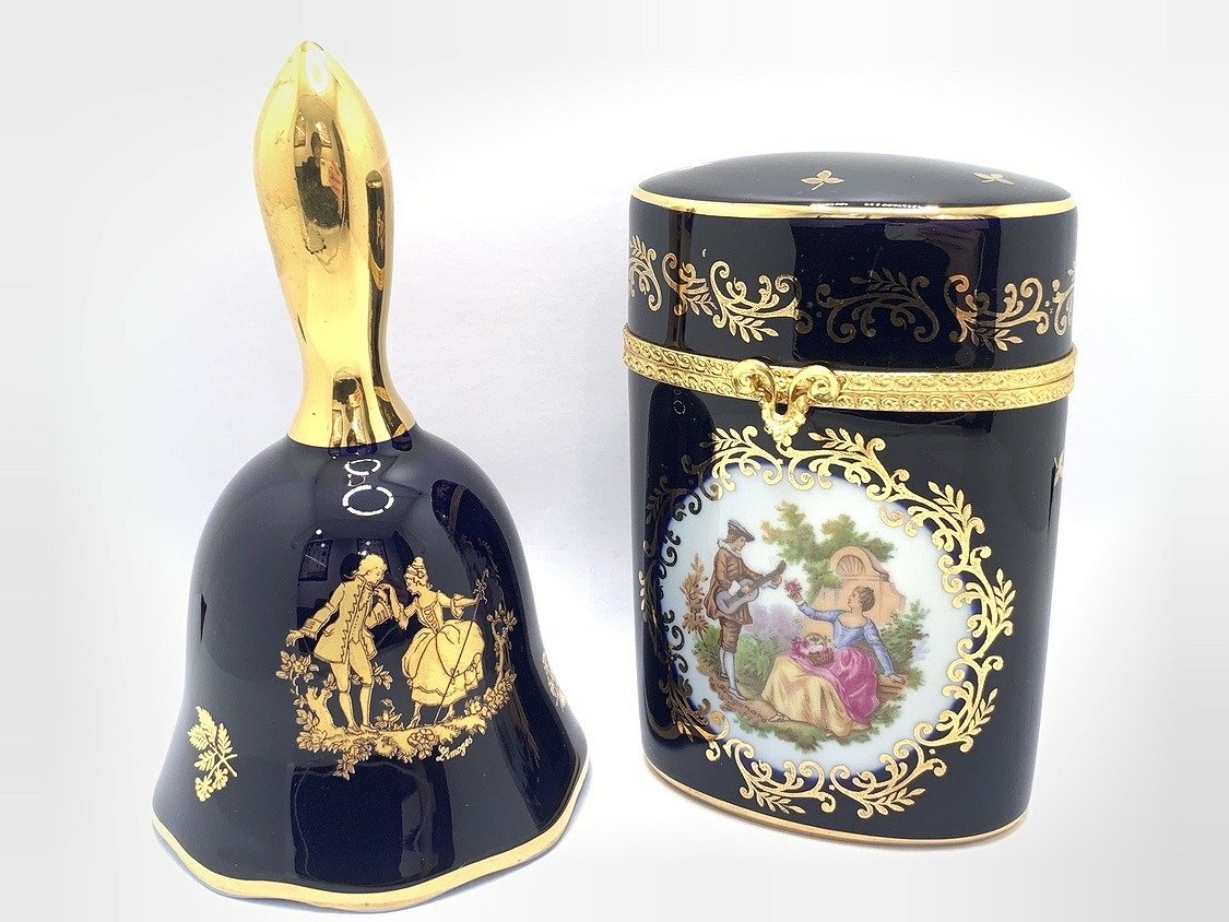 ヴィンテージ Limoges 受けよ リモージュ カステルゴールド