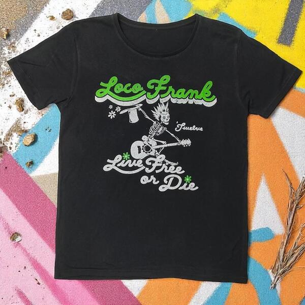 locofrank ライブ バンド Tシャツ 生地薄 ブラック M