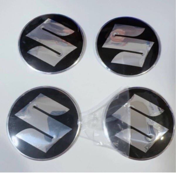 スズキ SUZUKI センターキャップ シール 56mm アルミ製 4枚