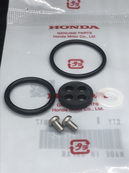 ホンダ 初期型 CB50 1973- ゴムパッキンセットフューエルコックオーバーホールリペア Oリング シール ガソリン漏れ