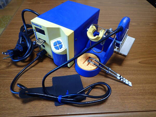 【中古】HAKKO FM-2022 パラレルリムーバー + FM-202 はんだステーション(おまけ 中古こて先 T8-1005、T8-1002)