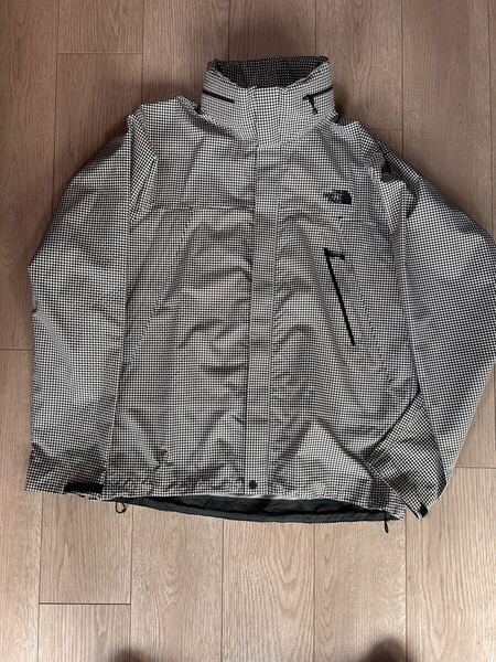 THE NORTH FACE ノースフェイス 防水(防風)ジャケット フード有 ギンガムチェック メンズM