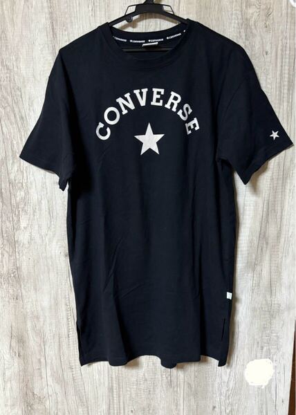 CONVERSE/コンバース チュニックTシャツ L 黒