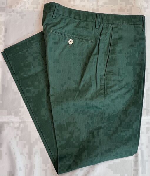 PT TORINO ピーティートリノ サイズ 46 S〜M コットンパンツ カーキグリーン系 SKINNY FIT スラックス パンツ カラー