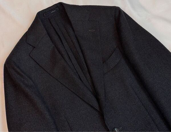 LARDINI 近年モデル ラルディーニ サイズ 44 S〜M テーラードジャケット チャコールグレー系 ウール 100% イタリア製