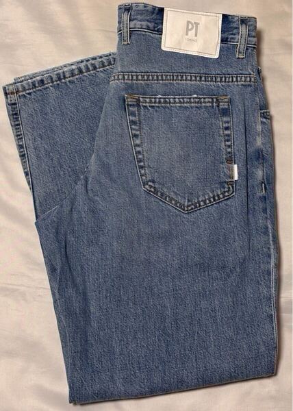 PT TORINO ピーティートリノ サイズ 33 M~L コットンパンツ ブルー系 THE REBEL デニムパンツ ジーンズ ジーパン