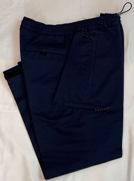 PT TORINO ピーティートリノ サイズ 48 M~L コットン ウール スラックス ネイビー系 REBEL FIT パンツ イージーパンツ