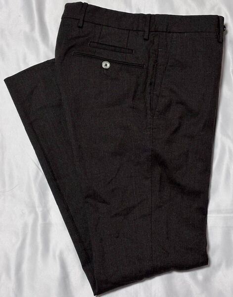 PT TORINO ピーティートリノ サイズ 44 S〜M ウールパンツ ブラウン系 SUPERSLIM FIT スラックスパンツ PT ストレッチ