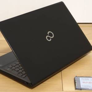 ★良品シャイニーブラック★Core i7-4722HQ/新品256GB SSD/8GB/フルHDタッチ/DOLBYサウンド/ブルーレイ/Win11★富士通LIFEBOOK AH77/U