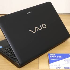 ★ほぼ未使用の極上美品★Core i7-3632QM/新品256GB SSD/8GB/ブルーレイ/BLKB/新品バッテリー★ソニーVAIO Eシリーズ SVE15137CJB ブラック