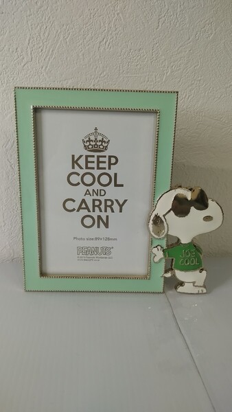 【送料無料】PEANUTS SNOOPY スヌーピー joe cool 写真立て フォトフレーム フォトスタンド 2015 レア 希少