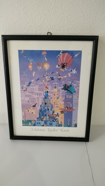 【送料無料】メラニー テイラー ケント Melanie Taylor Kent THE BRIGHT IDEA CONTEST ポスター 絵画 額装 レア 希少