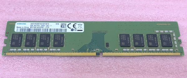 □Samsung M378A1K43CB2-CTD - PC4-21300/DDR4-2666/PC4-2666V 288Pin DDR4 UDIMM 8GB 動作品